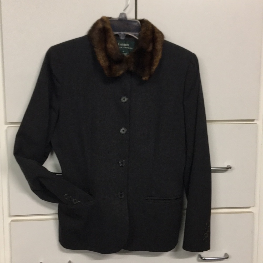 Ralph Lauren Charcoal Gray Jacket